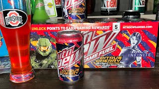 Mtn Dew Game Fuel Citrus Cherry Review [upl. by Adnohsar]