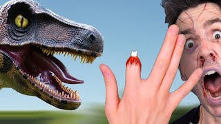 BABY RAPTOR BITES FINGER OFF [upl. by Hpeosj]