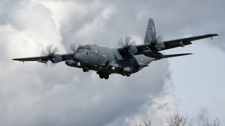 A trio of AC130J Gunships at RAF Mildenhall  4K [upl. by Rotow421]