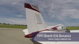 N8275A 1993 Beechcraft Bonanza A36 Aircraft For Sale at TradeAPlanecom [upl. by Adley]