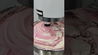 mixing cream for mini cakesatisfying shortsvideoAsmr [upl. by Eimaj]