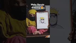 Draw Naruto drawing ✨🔥shorts art anime edit handicapped ytshorts [upl. by Tabbitha499]