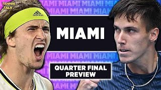 Zverev vs Marozsan  Miami Open 2024 QF  Tennis Prediction [upl. by Oina285]