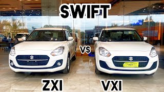 2023 swift vxi vs zxi comparison [upl. by Rao]