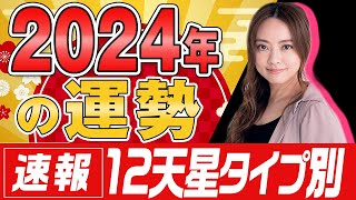 発 表【星ひとみ】2024年の運勢！天星術占い 天星術12タイプ別 星ひとみ [upl. by Ruelu]