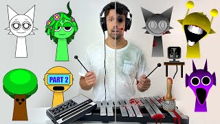 Incredibox Sprunki VS real instruments part 2 [upl. by Seiden895]