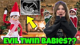 My Elf On The Shelf Is Pregnant With Evil Twins Rewind [upl. by Euqirdor366]