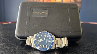 San Martin SN0121T Titanium Pelagos Homage [upl. by Assirok]