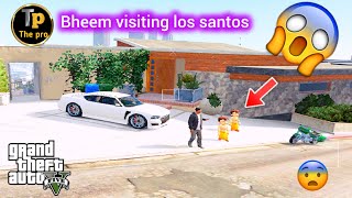 bheem come to Los Santos with Franklin in Gta 5  gta5 [upl. by Anoit]