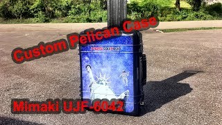 Direct Print on Pelican Case  Mimaki UJF6042 Mk2 [upl. by Loar]