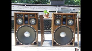 Vintage Sansui SPX8000 4way Speaker Demo [upl. by Harbot]