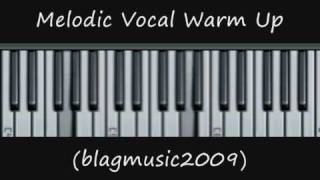 Melodic Vocal Warm Up for Singing Lessons [upl. by Ykcaj]