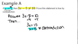 Indirect Proof Examples Geometry Concepts [upl. by Arvin]