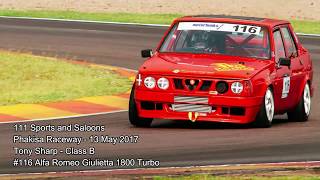 Alfa Romeo Giulietta 1800 Turbo  Race 2  Phakisa May 2017 [upl. by Elletse]