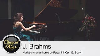 Johannes Brahms  Variations on a theme by Paganini Op 35 Book I  Ilaria Loatelli [upl. by Yentirb476]