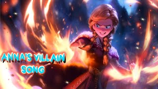 ANNAS VILLAIN SONG  For The First Time In Forever cover by LydiatheBard ANIMATION Kluz cartoon [upl. by Malina]