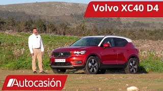 Volvo XC40 D4 Momentum 2018  Prueba  Test  Review en español  Autocasión [upl. by Artinek143]