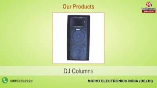 Amplifier amp Speaker By Micro Electronics India Delhi [upl. by Dimah933]