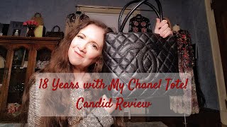 18 Years with My Chanel Tote A Candid Review luxuryfashion chanel chanelbag [upl. by Stillmann899]