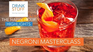 Negroni Variation Masterclass for Negroni Week  Happy Hour Highlights [upl. by Skill]