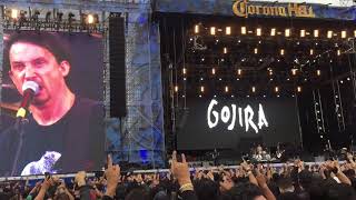 Gojira  Backbone live 5518  Hell amp Heaven 2018 Mexico City [upl. by Nimajnab]