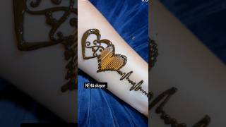 mehndi designs simple hath ka A name bhojpuri mehndi trending shortvideo youtubeshorts ❤️❤️❤️❤️ [upl. by Adey]