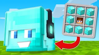 Minecraft NOVO DISFARCE DE DIAMANTE NO ESCONDEESCONDE [upl. by Abibah679]