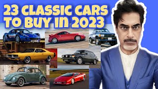 23 Classic Cars to Buy in 2023 for Investment amp Fun 🤩 [upl. by Lomax]