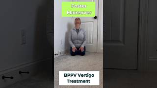 Get Rid of Vertigo at Home Left Foster Maneuver for BPPV vestibular [upl. by Lede360]