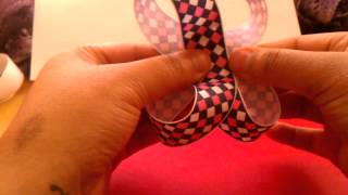 How to make an EASY 4 loop boutique bow [upl. by Aniweta]