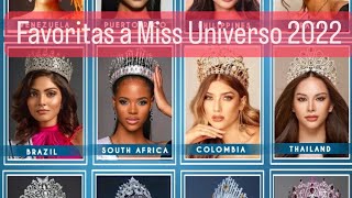 Favoritas a Miss Universo 2022 [upl. by Muhan]