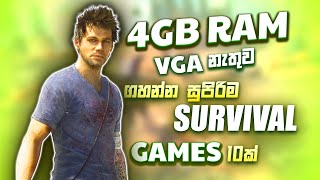 best Survial pc games for 4gb RAM PC  Intel HD Graphics  No Graphics Card Required [upl. by Dyche]