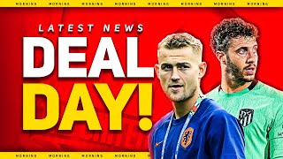 Hermoso TRANSFER Talks De Ligt amp Mazraoui OFFICAL Today Man Utd Transfer News [upl. by Keifer478]