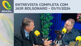 Entrevista completa com Jair Bolsonaro  01112024 [upl. by Finley]