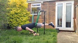 Parallettes Assisted Planche Fourth Attempt At The StraightArmed Planche With Reduced Band Assist [upl. by Boykins]