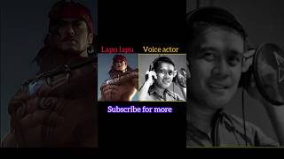 mlbbmlbb lapu lapu voice actorlapu lapu voice actormlbb trending shortsviralshortviralvideos 😱 [upl. by Ahsenhoj]