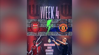 ARSENAL VS MANCHESTER UTD Week 4 UL Primetime [upl. by Akinyt]