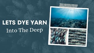 Into The Deep  A Deep Dive Into Hand Dyeing Yarn [upl. by Leen]