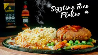 Veg Sizzler Recipe  Best Indian Restaurant Style Vegetable Aloo Tikki Sizzler  Ramadan Recipe [upl. by Nanahs]