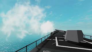 Mark 45 Naval Gun Loud  Roblox Moon Animation [upl. by Suu304]