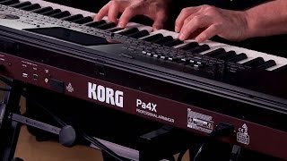 Korg Pa4X Arranger Workstation Keyboard  Performance with Steve McNally [upl. by Ahsielat630]