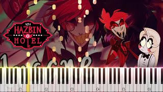 Hazbin Hotel  Insane  Piano Tutorial [upl. by Spielman129]