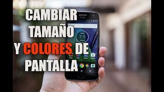 MOTO C Cambiar tamaño de pantalla y colores [upl. by Hallsy]