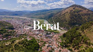 BERAT  Albania by Drone in 4K  DJI Mavic Air 2 [upl. by Akinam971]