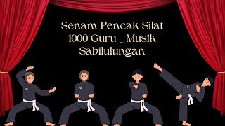 Senam Pencak Silat 1000 Guru  Musik Sabilulungan [upl. by Nodnas]