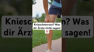 Knieschmerzen und falsche Diagnosen Was dir Ärzte nicht sagen 🤔 knieschmerzen knie [upl. by Notxarb]