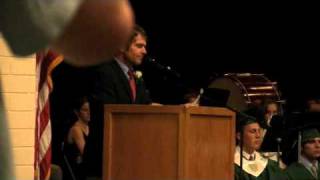 Bud Keene Stowe HighSchool commencement Speech 2010 Part 1m4v [upl. by Laise]