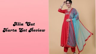 Alia Cut Kurta Set  Ajio Haul  Gulmohar Jaipur buywithbhavya [upl. by Colier]