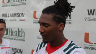 Rayshawn Jenkins  Post Practice  83116 [upl. by Ahsait573]