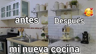 IDEAS COMO TRANSFORMAR UNA COCINA pequeña 🏠 COMO DECORAR UNA COCINA PEQUEÑA [upl. by Ener]